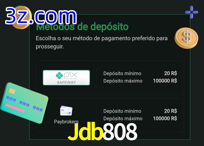 O cassino Jdb808 oferece uma grande variedade de métodos de pagamento
